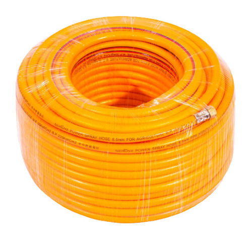 Yellow 40 Shore A High Water Content Liquid Round Spray Hose Pipe 