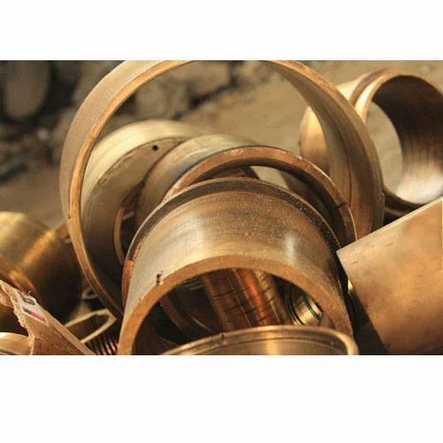 Golden 5.5Mm Thick 8.73G/Cm3 70 Hrc Polished Finish Bronze Scrap For Industrial Use