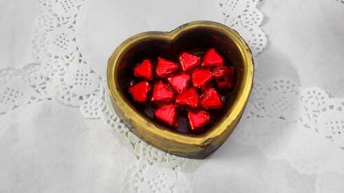 Lightweight Eco Friendly Durable Heart Shape Chocolate Box