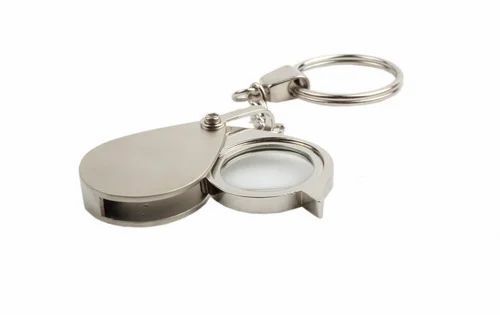 Brass Magnifier Key Chain