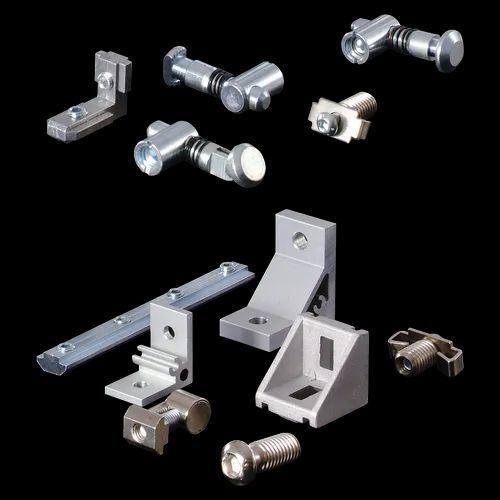 Silver Polished Aluminium Door Fitting Accessories