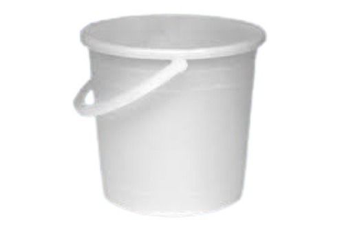 White Round Shape PVC Plastic Bucket
