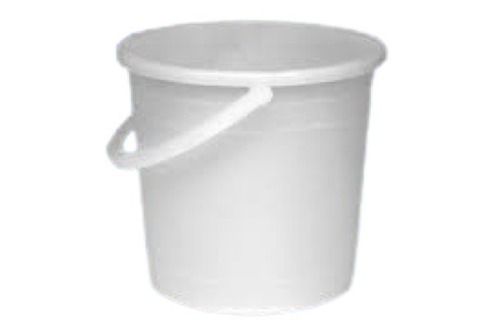 Glossy White Round Shape Pvc Plastic Bucket