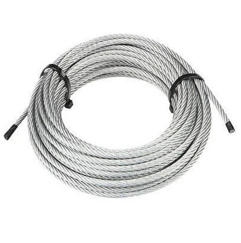 Silver 10 Mm Thick Hot Rolled Galvanized Iron Wire Rope For Industrial Use