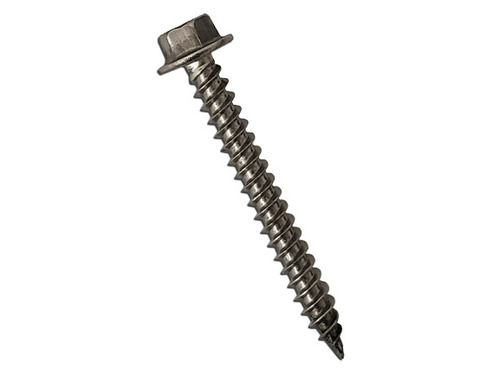 3.3 Inches Full Threaded Polished Stainless Steel Hex Screw For Wood Work