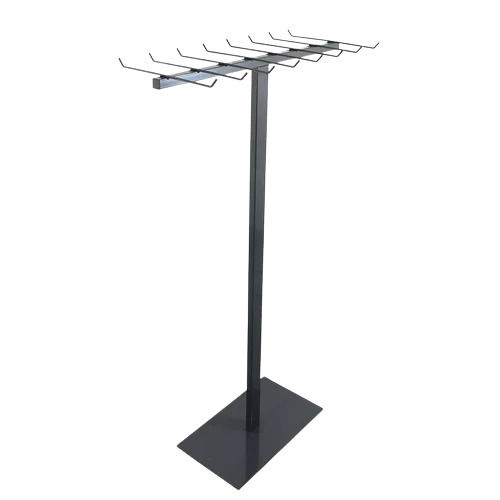 4 Foot Paint Coated Mild Steel Body Belt Display Stand For Outdoor Use