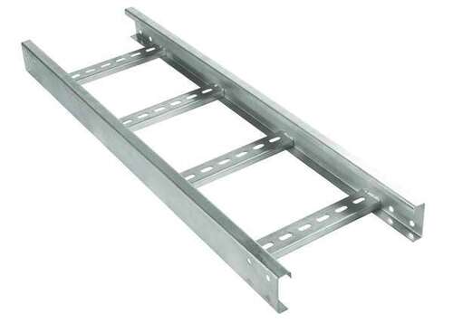 4Mm Thick 8 Inches Wide Polished Aluminum Ladder Cable Tray Max. Working Load: 100 Kg