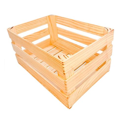 Brown 60 Kilogram Rectangular Termite Proof Wooden Storage Crate For Industrial Use