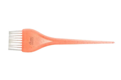 Pink 7 Inches Reusable Flat Plastic Body Hair Dye Brush For Unisex 