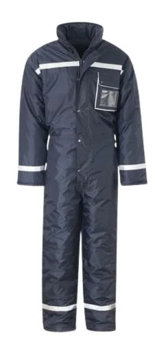 Full Sleeves Reusable Polyester Cold Storage Suit For Industrial Use