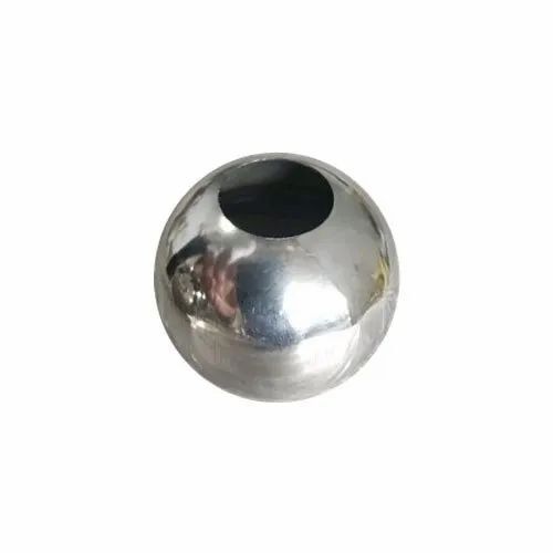 Silver 1.5 Inches Round Polished Rigid Stainless Steel Hollow Ball For Construction Use