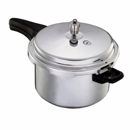 Semi Automatic 2 Liter Capacity Polished Finish Aluminium Cooker For Food Cooking Use