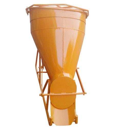 Yellow 220 Voltage Corrosion Resistance Concrete Bucket For Industrial Use