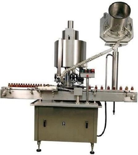 220 Volts 350 Kg Glossy Finished Stainless Steel Cap Sealing Machine Application: Industrial Use