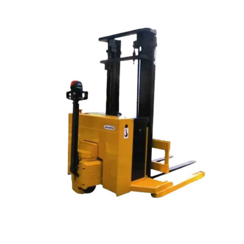 Yellow 3000 Watt 220 Voltage Strong Electric Stacker For Industrial Use