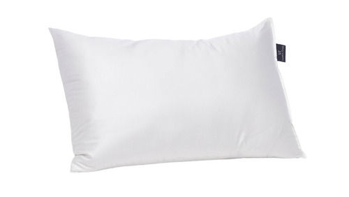 White 30X18X1.8 Inches Rectangular 35 Grams Plain Dyed Soft Cotton Pillow