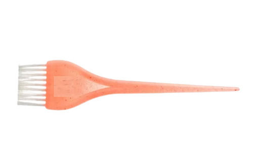 Pink 4 Inches Flat Plastic Body Hair Dye Brush For General Use