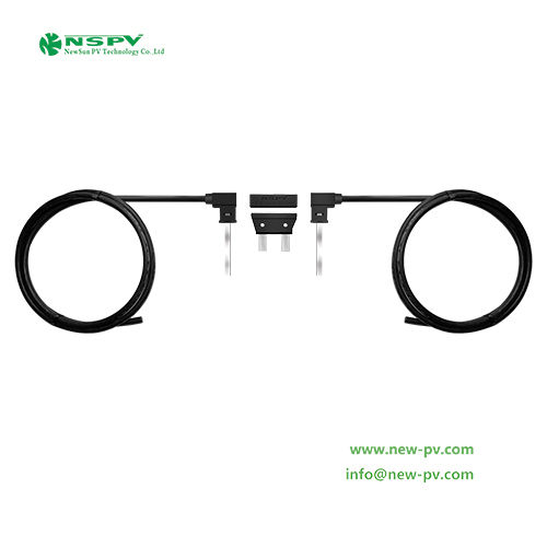 Black Bifacial Solar Panel String Connector With Ip67 Rating Pv Edge Connector For Bifacial Solar Panels