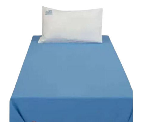 Shrink Resistant Soft Touch Plain Breathable Cotton Hospital Single Bed Sheets