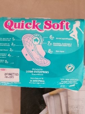 Disposable High Absorbent Quick Soft Sanitary Napkin For Ladies