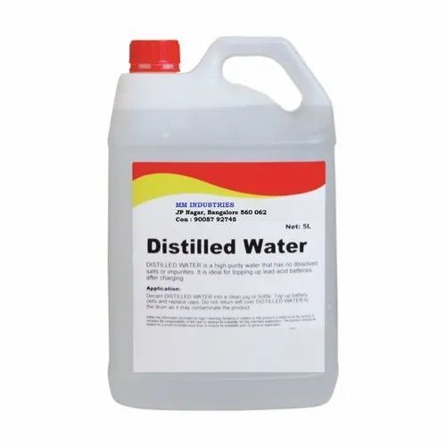 Distilled Water For Battery Use