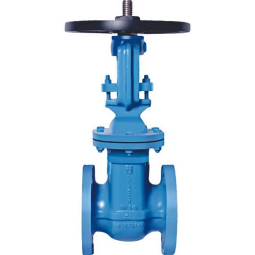 Blue High Pressure Manual Galvanized Cast Iron Gate Valve For Industrial Use