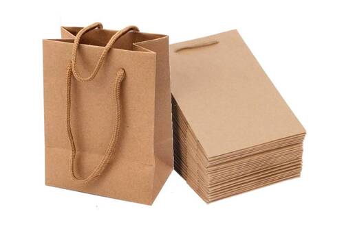 More Environment-Friendly, Durable And Recycled Kraft Paper Carry Bags