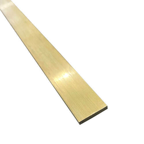 Golden Rectangular Corrosion Resistance Polished Brass Flat Bar For Construction Use