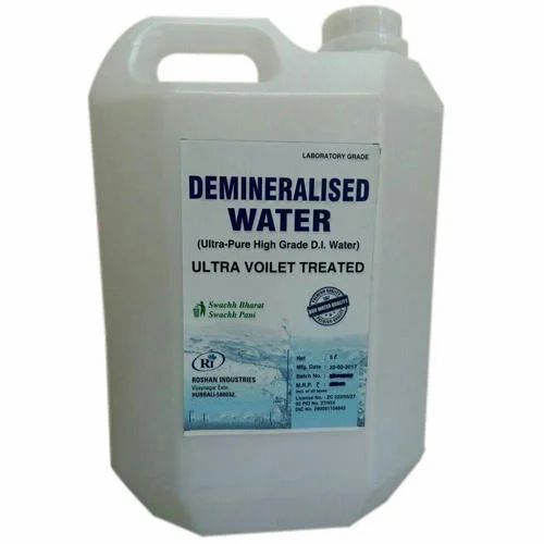 Ultra Pure High Grade Demineralised Water