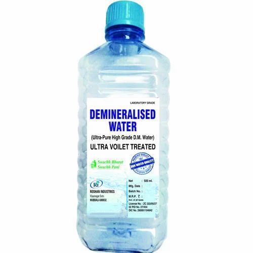 Ultra Voilet Treated Demineralised Water