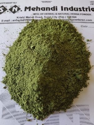 Green 100% Natural Dried Herbal Indigo Powder