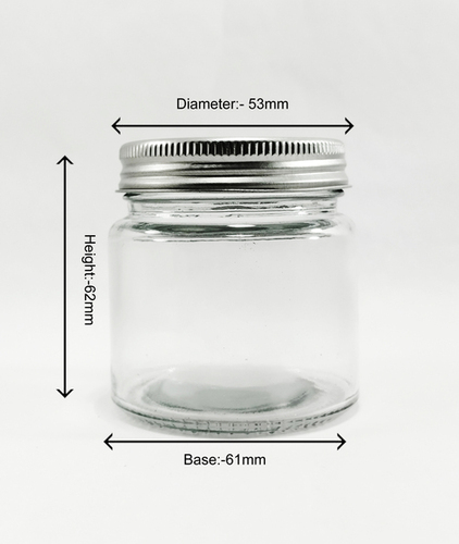 Color And Transparent 120Ml Pd Balm Glass Jar at Best Price in