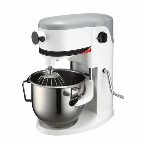 Silver 2000 Watt 220 Voltage Polished Finish Automatic Stainless Steel Planetary Mixer