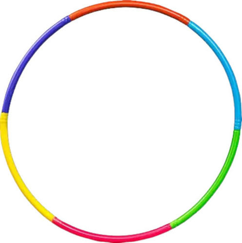 Multicolor 29 Inches Abs Plastic Round Hula Hoop For Kids Playing Use