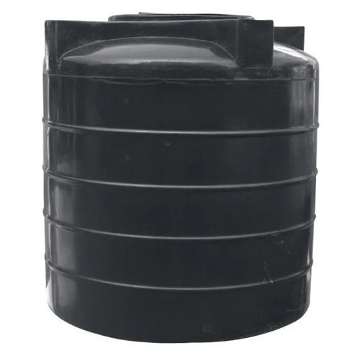 Black 5.9 Mm Thick 1000 Liter 82.9 Inches Round Hdpe Plastic Water Tank