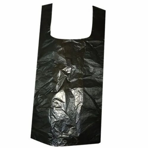 5 Kilograms Capacity Flexiloop Handle Plain Glossy Finished Polythene Bag