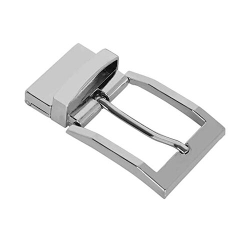 Silver Corrosion Resistance Chrome Finished Stainless Steel Belt Buckle