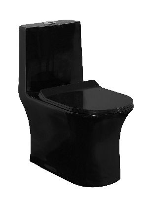 Floor Mounted Matt One Piece Toilet For Bathroom Fitting Pressure: High Pressure