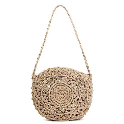 Jute Bag - Light Brown | Hand Length Handle, Environment-friendly Design For Effortless Shopping