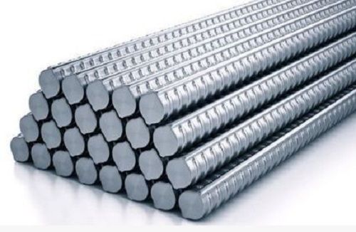 Mild Steel TMT Bar - Diameter 3.17 mm to 350 mm, High Tensile & Compressive Strength, Ruggedly Constructed, Corrosion & Rust Resistant, Best Quality Plain Grey Finish