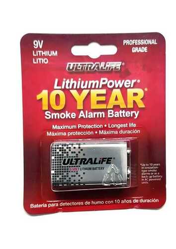 Professional Grade Ultralife 9v Lithium Battery