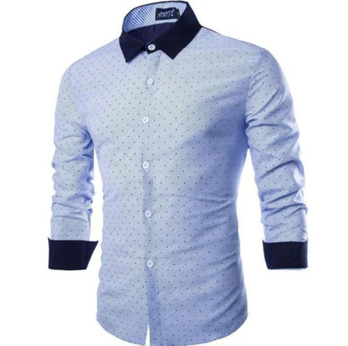 Quick Dry Beads Closure Mens Full Sleeves Shirts Age Group: Adults