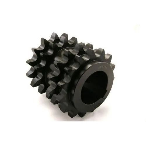 Round Powder Coated Surface Mild Steel Industrial Sprocket Teeth Number: 18