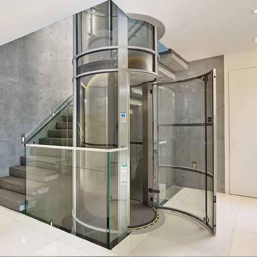 Electric 10 Feet Glass Elevator For Residential Use