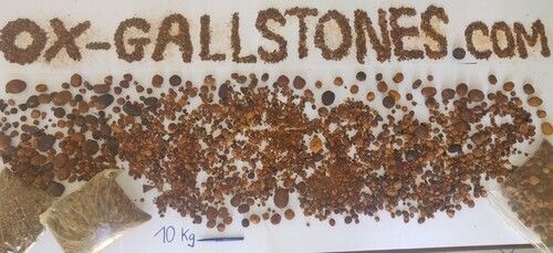 Gallstones Available(Cow,Ox) Ash %: 8