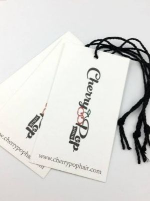 Multiple 4X1.5 Inches Printed Cardboard Garment Hang Tags