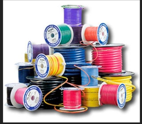 Multi Colored Copper Conductor Pvc Insulated Single Core Cables And Wire