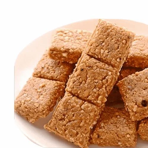 Sweet Groundnut Jaggery Chikki For Human Consumption