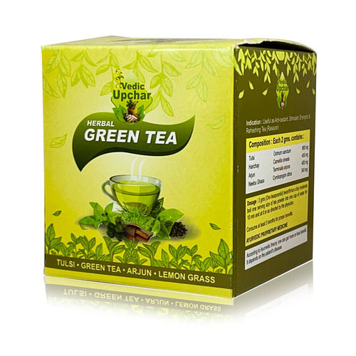 100 Percent Pure And Organic Herbal Green Tea