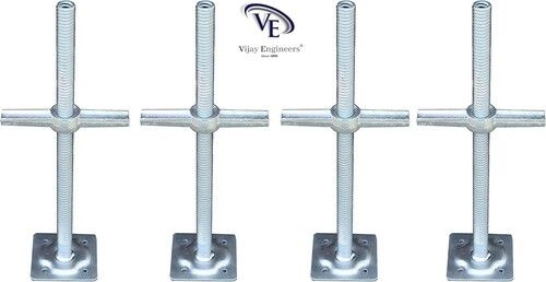 Corrosion Resistant Scaffolding Base Jack For Providing Support To Scaffolding Structures